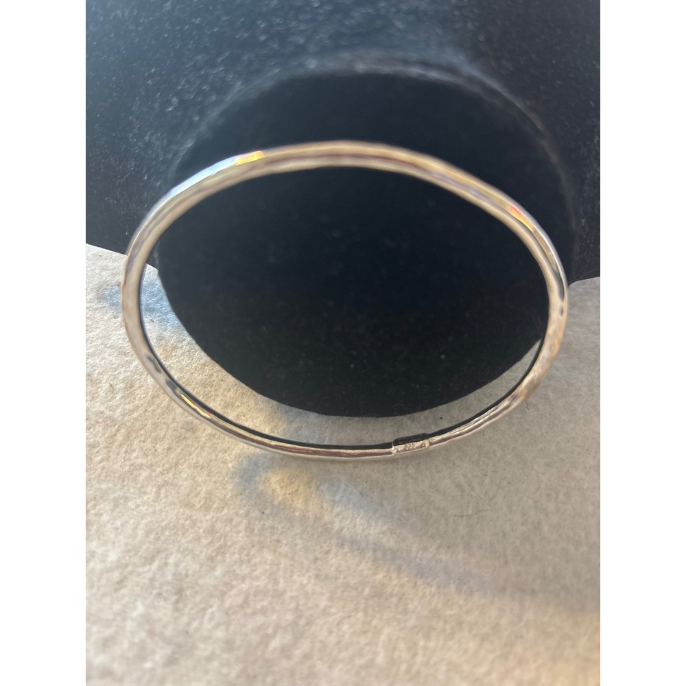 Ippolita Bangle Women OS Silver Excellent Classico Hammered 925 Sterling‎ Silver